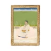 Gobandram Catera Antique Indian Miniature Portrait Painting of Ravel Barisalji - India 19th century, circa 1840