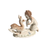 Vintage German Hutschenreuther Porcelain Boy With Deer Figurine - Hutschenreuther Selb LHS Germany