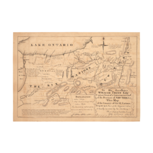 William Tryon Map of New York Country of the VI Nations