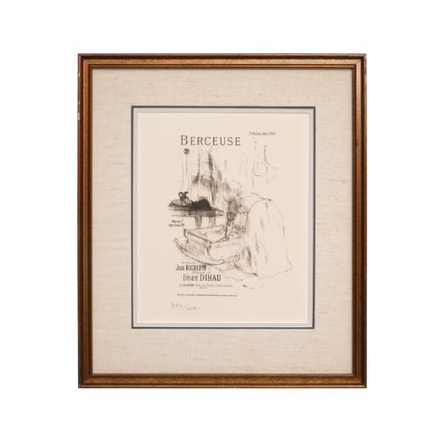 Henri de Toulouse-Lautrec Berceuse Lithograph Art Print