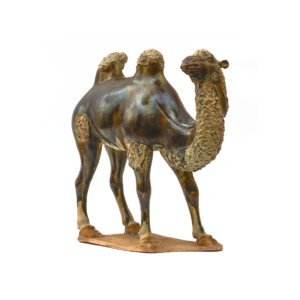 Chinese Pottery Tang Dynasty Style Camel Sculpture