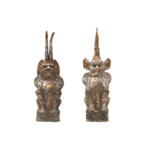 Chinese Tang Dynasty Style Earth Spirits Animal Sculptures