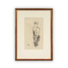 Original 1925 Henri de Toulouse-Lautrec Lithograph Standing Woman Mary Hamilton Limited Frapier Edition Art Print