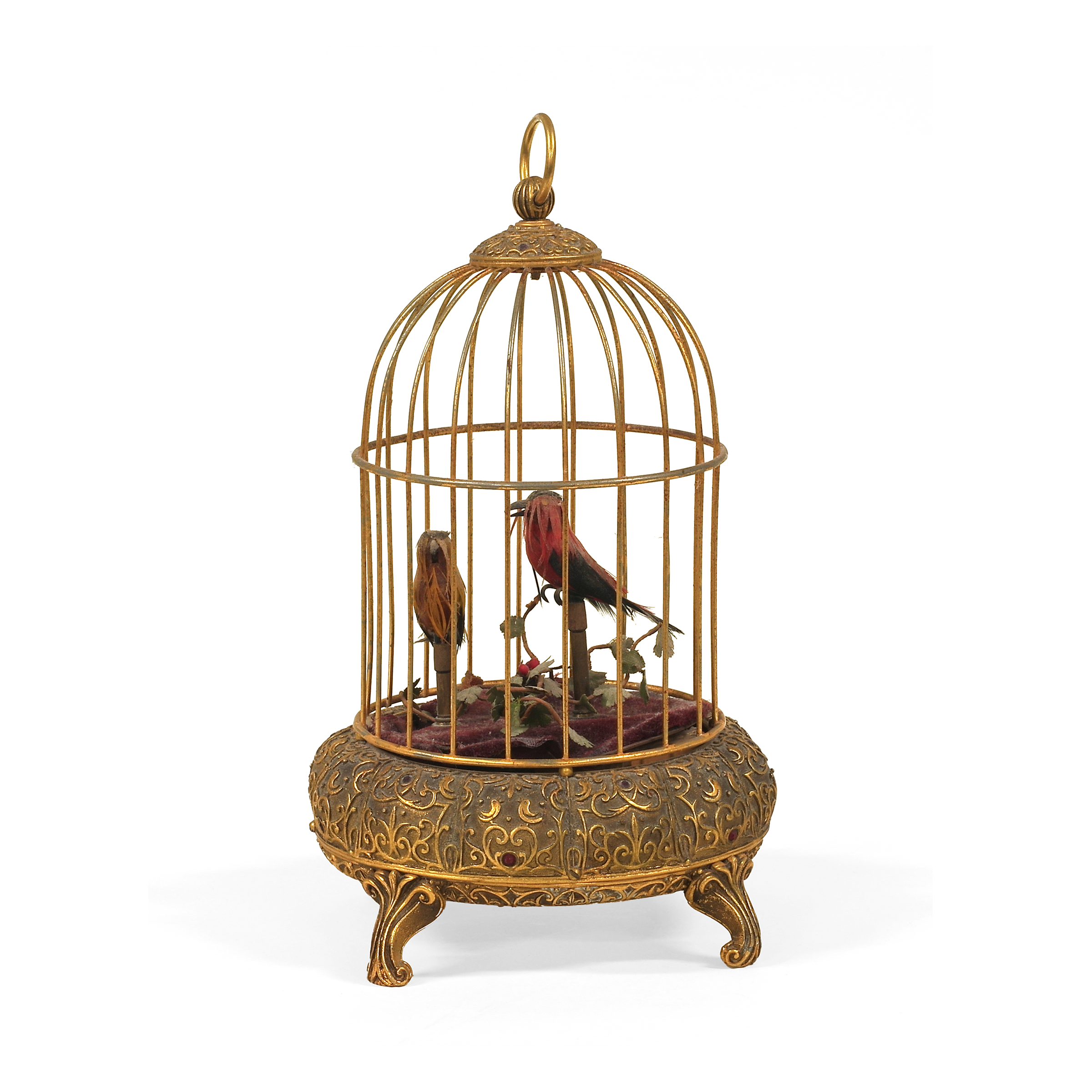 Exceptional Victorian Brass Bird Cage