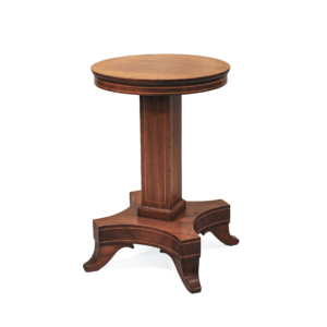 Antique Federal Style Inlaid Mahogany Occasional Side Table