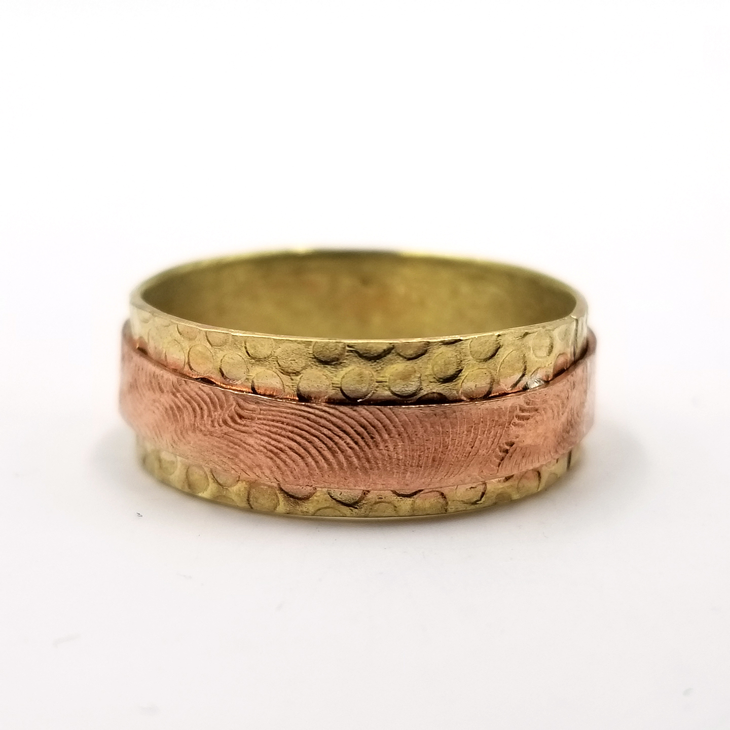 Brass and Copper double layered ring