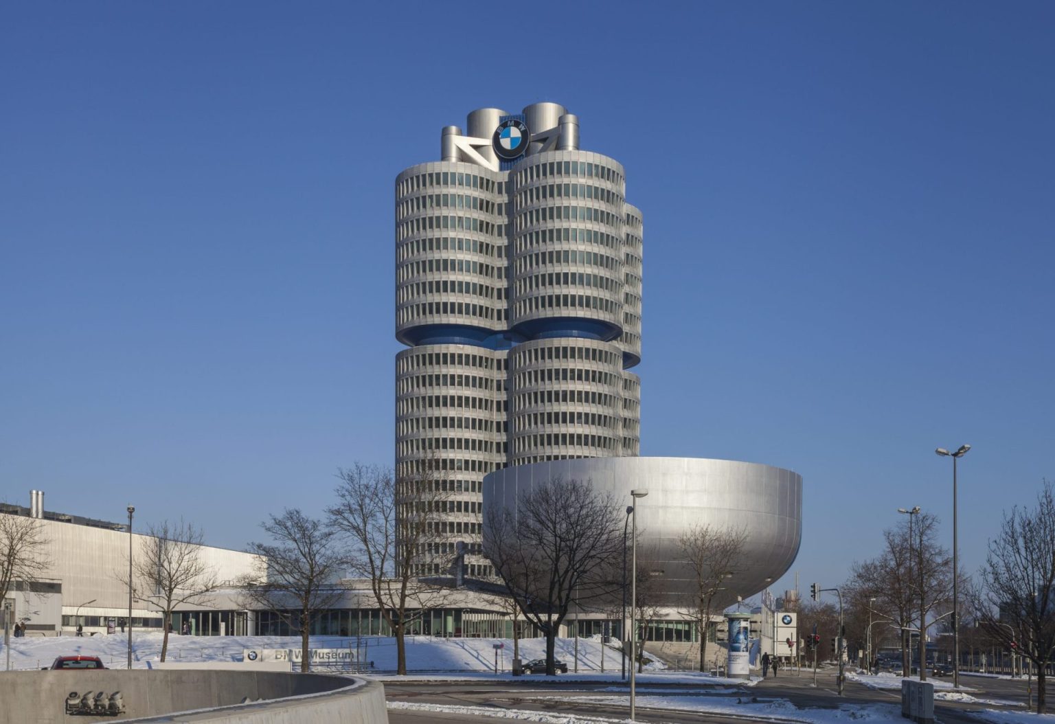 BMW 4 Cylinders Headquarters in Munich, Germany