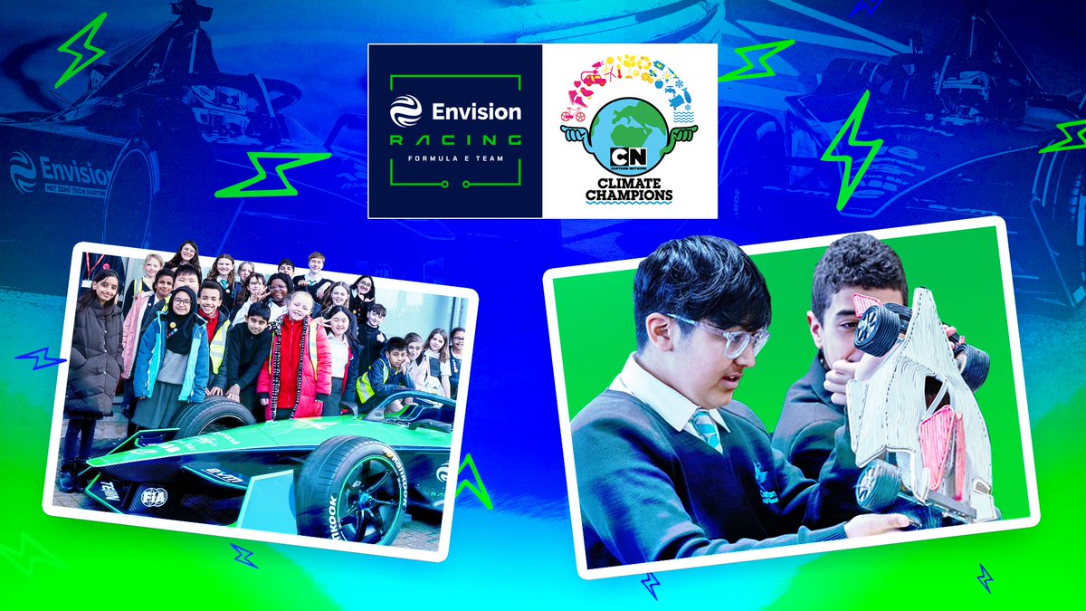 Envision Racing,Cartoon Network EMEA,climate change,electronic waste,sustainability,kids,Formula E,Race Against Climate Change,partnership,environmental action,e-waste