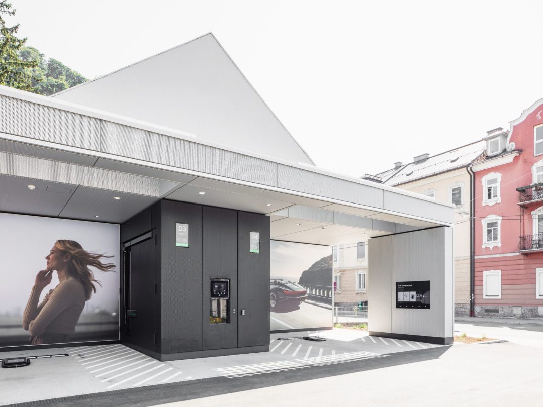 Audi,charging hub,Salzburg,Austria,electric mobility,premium charging station,high charging output,innovative design,enhanced accessibility,e-mobility infrastructure,Audi charging hub,audi charging hub salzburg,EV charging hub,electric vehicle charging hub,electric car charging hub