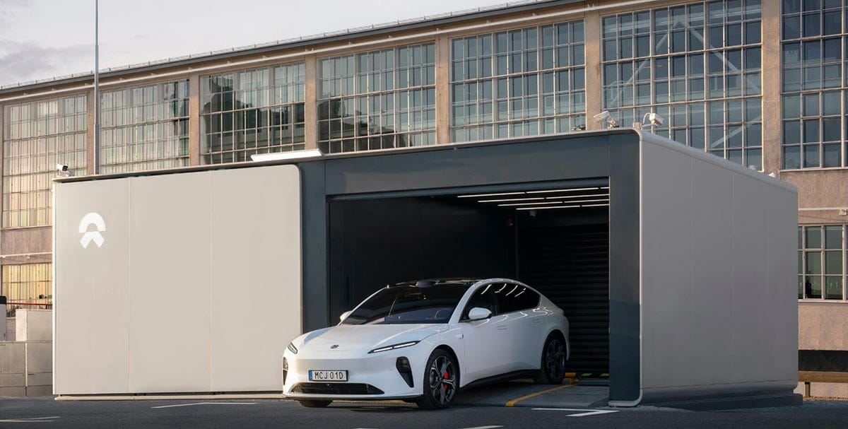 Nio : les stations de batteries interchangeables arrivent en Europe