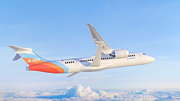 Boeing X-66A aircraft,NASA sustainable aviation,Sustainable Flight Demonstrator project,Transonic Truss-Braced Wing,aviation greenhouse gas emissions,sustainable airlines,advanced propulsion systems,aircraft efficiency,TTBW,nasa x-66a,nasa boeing x-66a,boeing x-66a