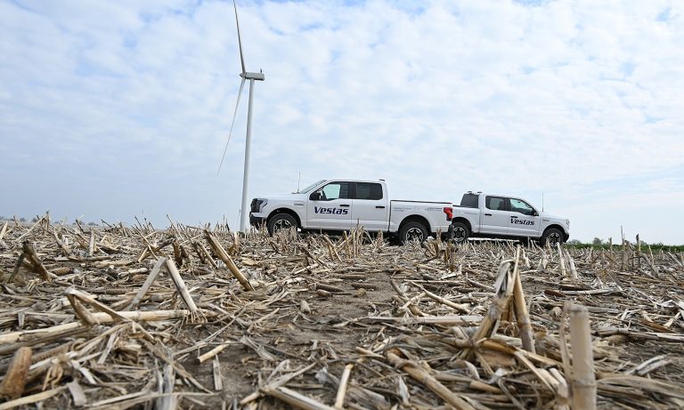 Vestas, sustainable energy, Ford F-150 Lightning, electric vehicles, wind turbine maintenance, carbon neutrality, remote wind parks, sustainable transportation, renewable energy,vestas wind turbine maintenance,vestas wind turbine service,ford f-150 lightning pro,ford f-150 pro power,ford f-150 pro power onboard,ford f 150 lightning pro power onboard,ford f 150 lightning pro power,ford f-150 mega frunk,vestas sustainability,vestas sustainability,vestas sustainability targets,vestas USA,vestas USA wind turbine