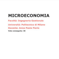 MICROECONOMIA (5 CFU)