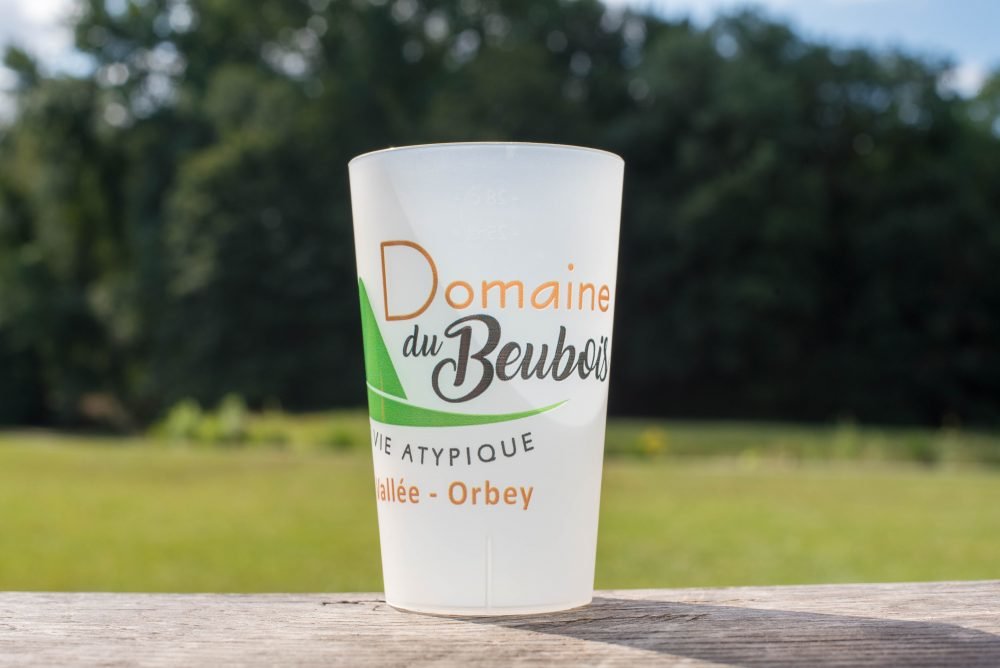 gobelet logo domaine du beubois