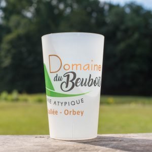 gobelet logo domaine du beubois