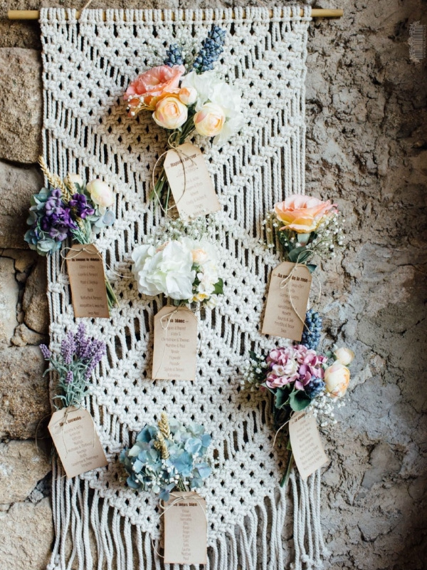 plan de table macrame