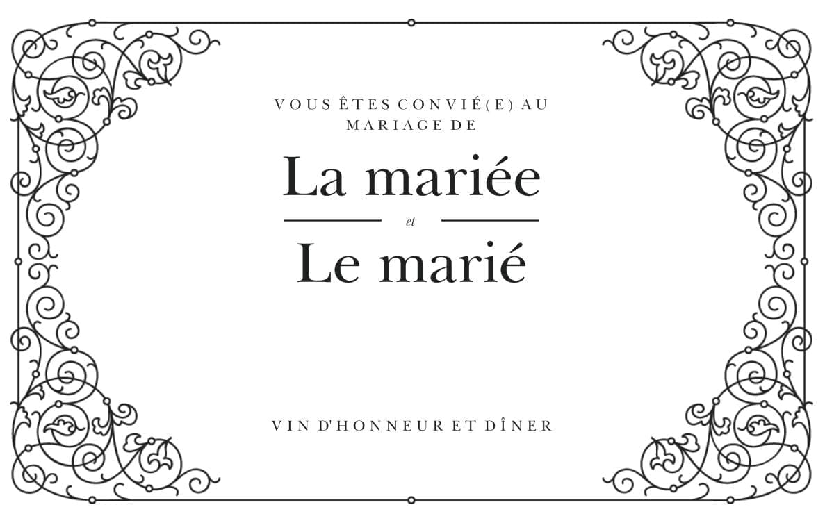 Mariage Ma Selection Speciale De 40 Modeles De Faire Part