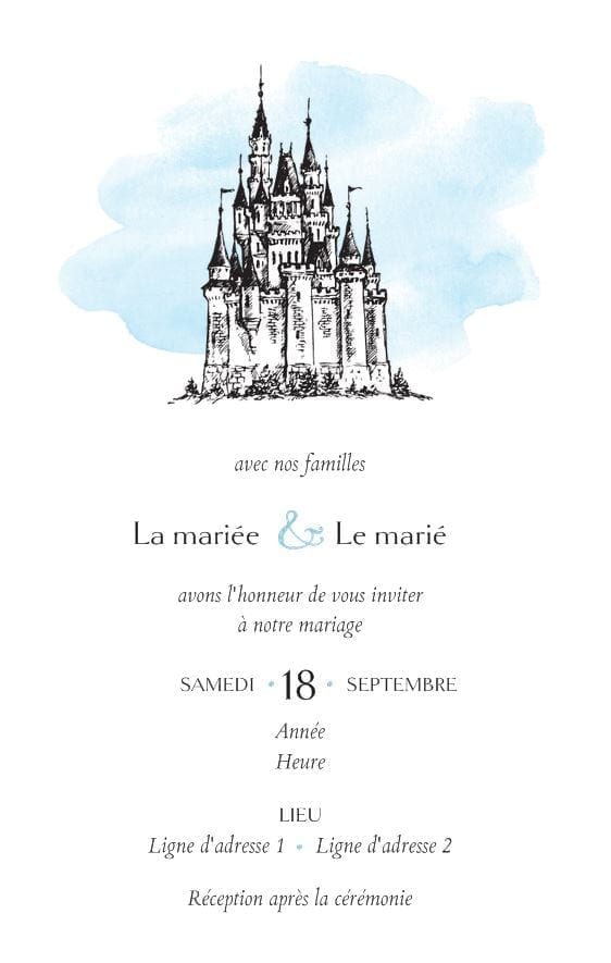 invitation chateau