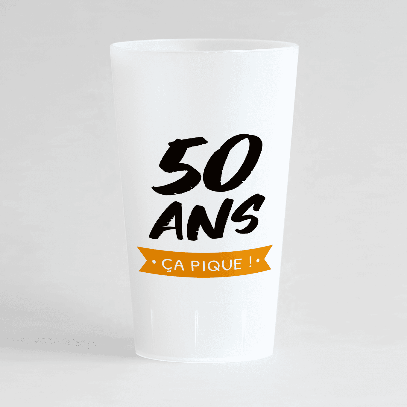 Gobelet réutilisable anniversaire 40ans 