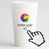 Gobelet 100% personnalisable - aperçu en réalité augmentée Ecocup ®