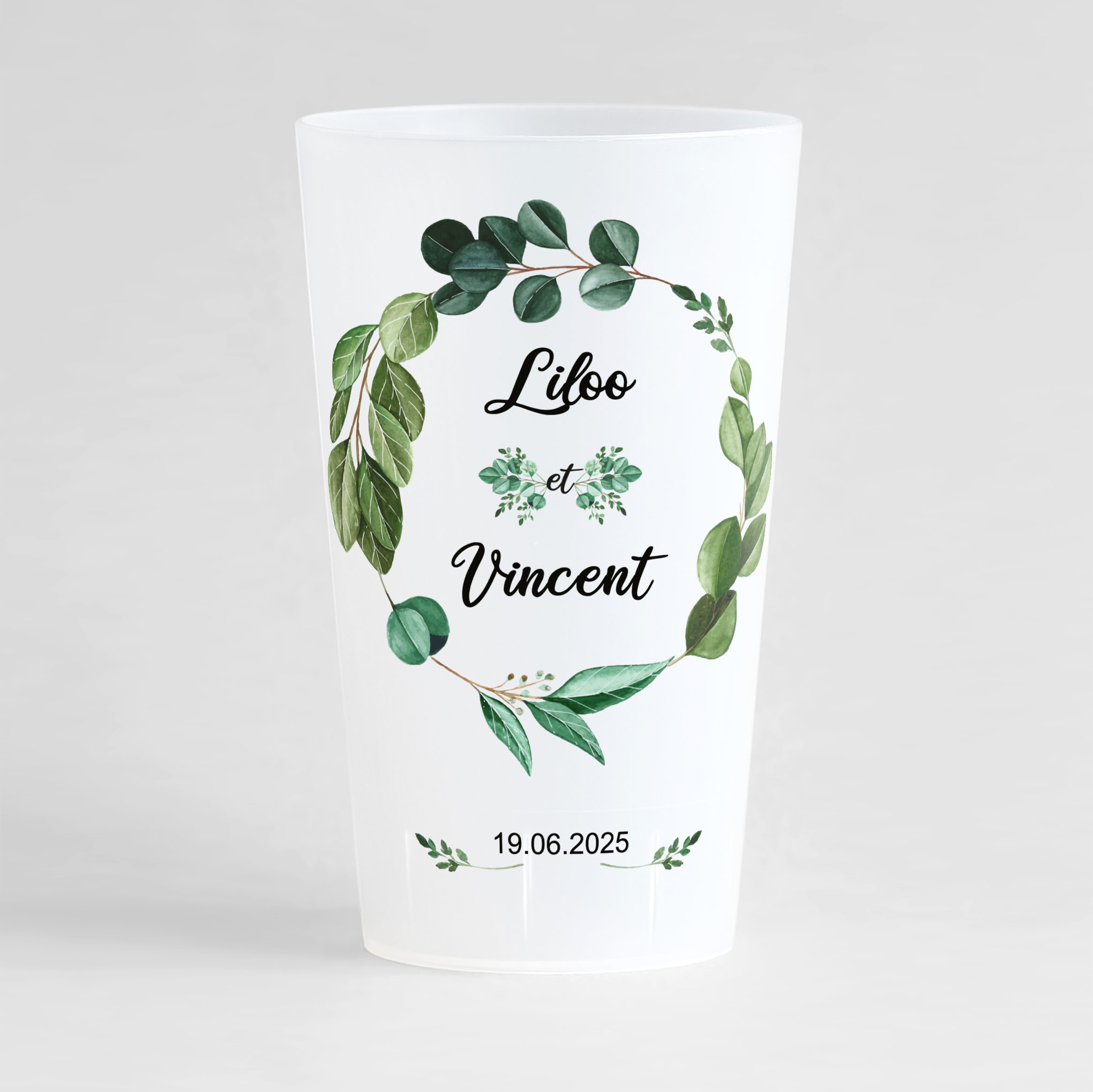 Gobelet mariage personnalisé - Ecocup Réutilisable