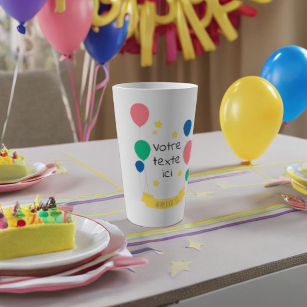 Gobelet personnalisé Naissance - OURSON et BALLON - Make Your Cup