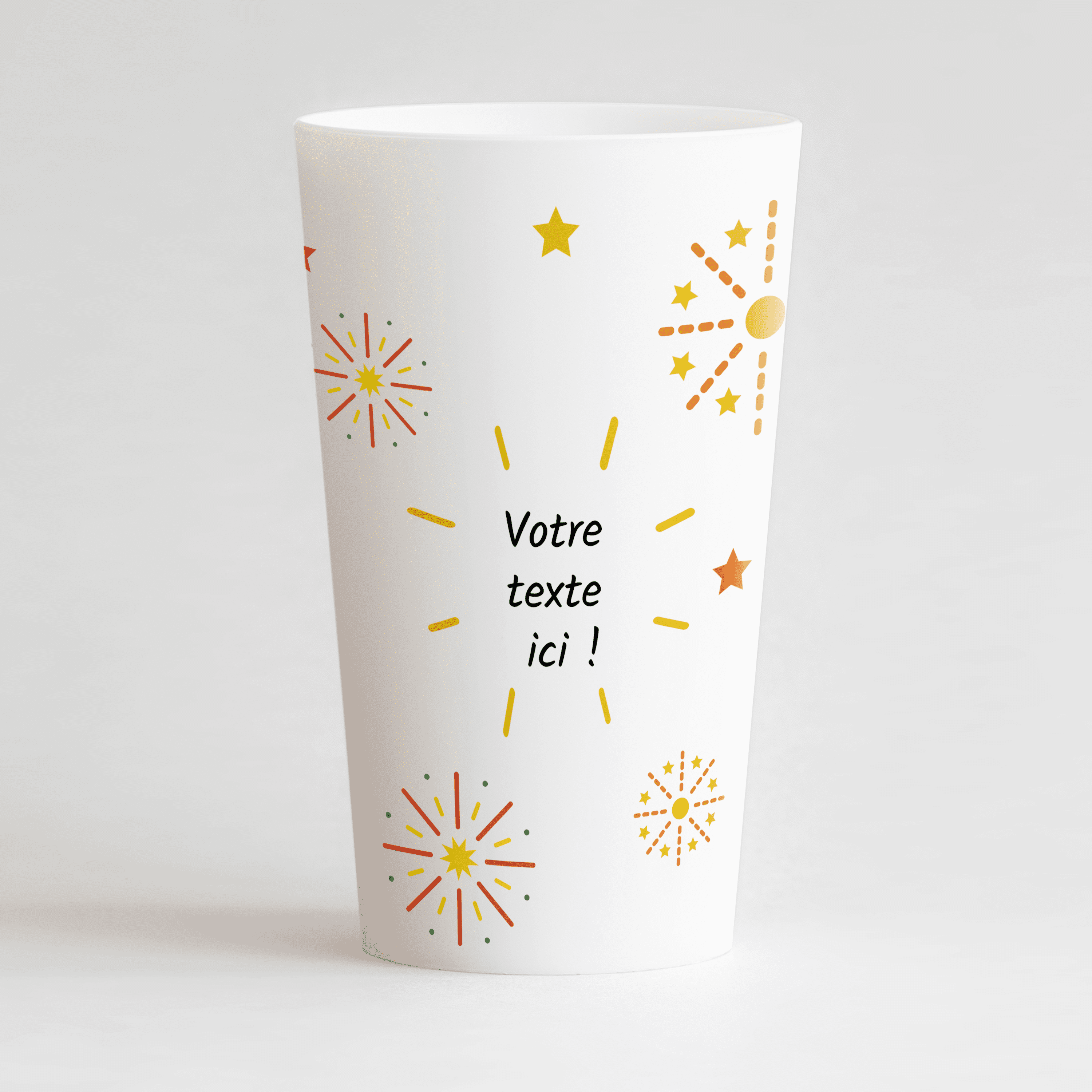 Gobelet Anniversaire Tea time party Personnalisé Réutilisable et Ecocup