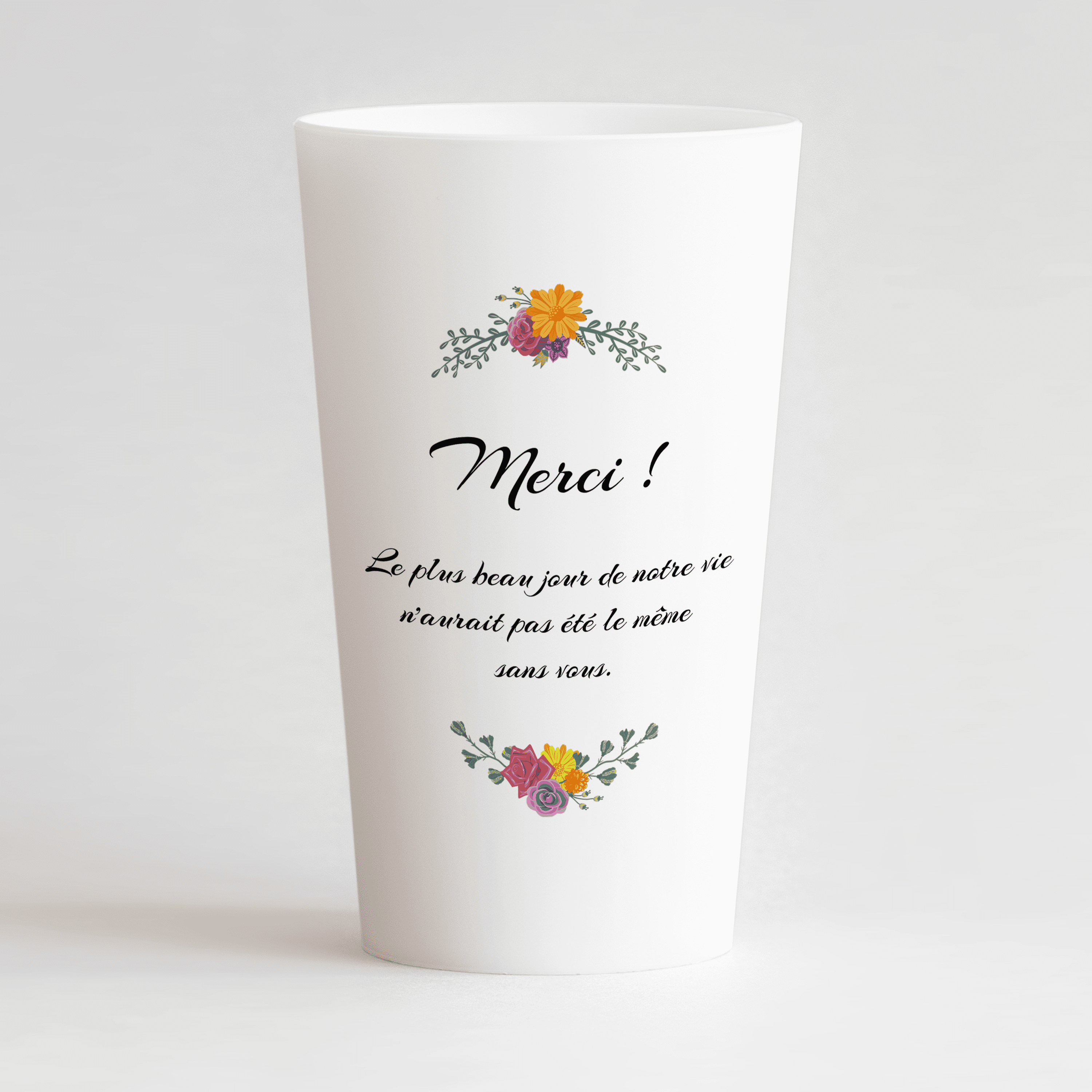 Gobelet Ecocup ® fleurs des champs à personnaliser