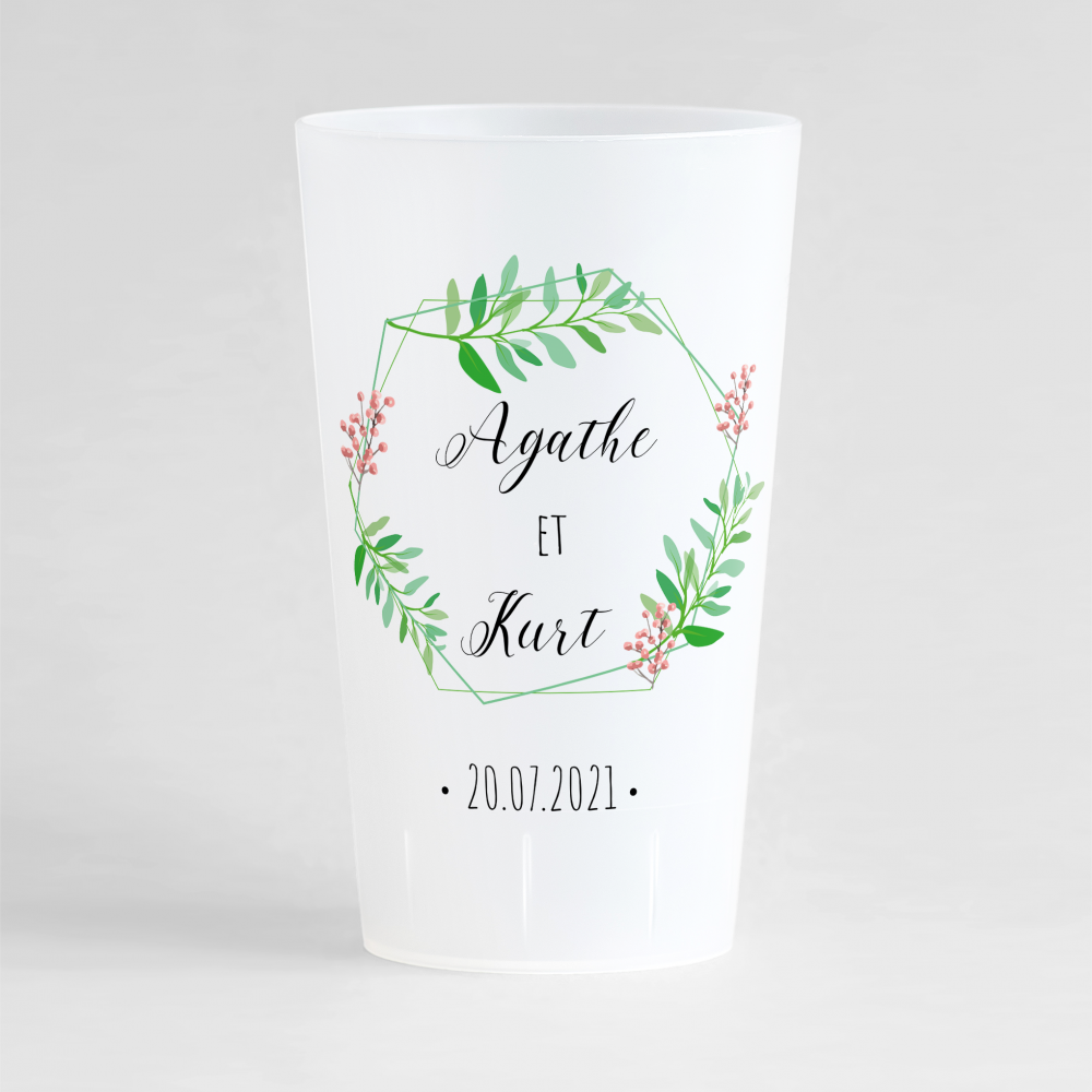 Gobelet Personnalisé Anniversaire - Ecocup Réutilisable - Anniversaire  Champêtre