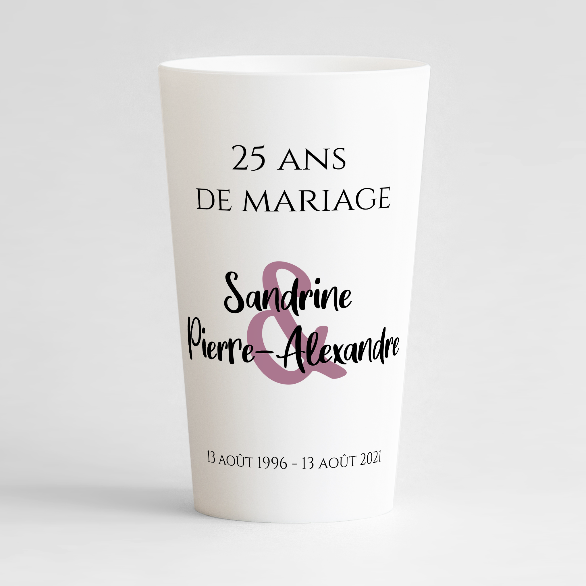 Gobelets Personnalisés & Réutilisables pour votre Mariage ▷ Le Gobelet  Français