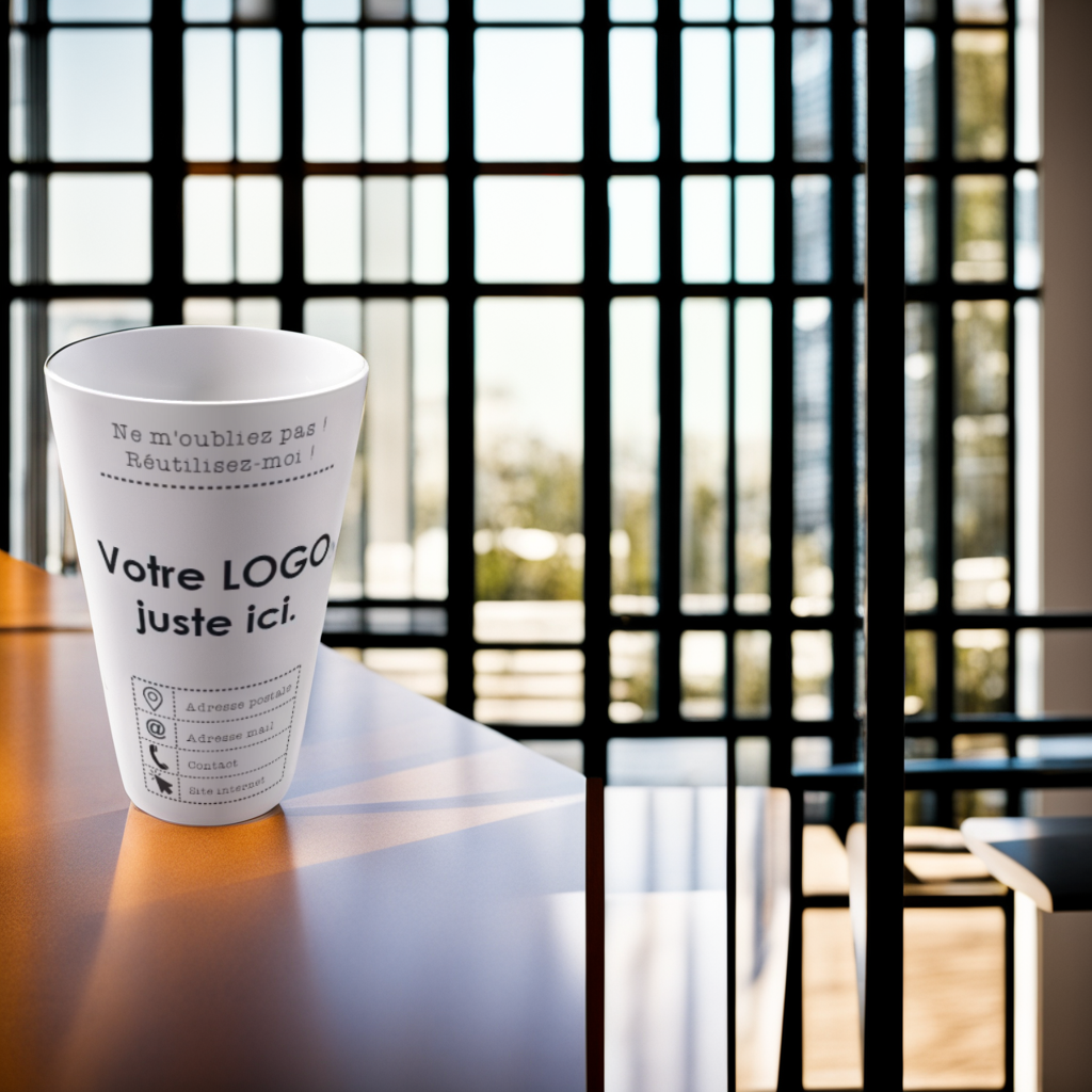 Eco cup personnalisé  Web, enseignes, imprimerie