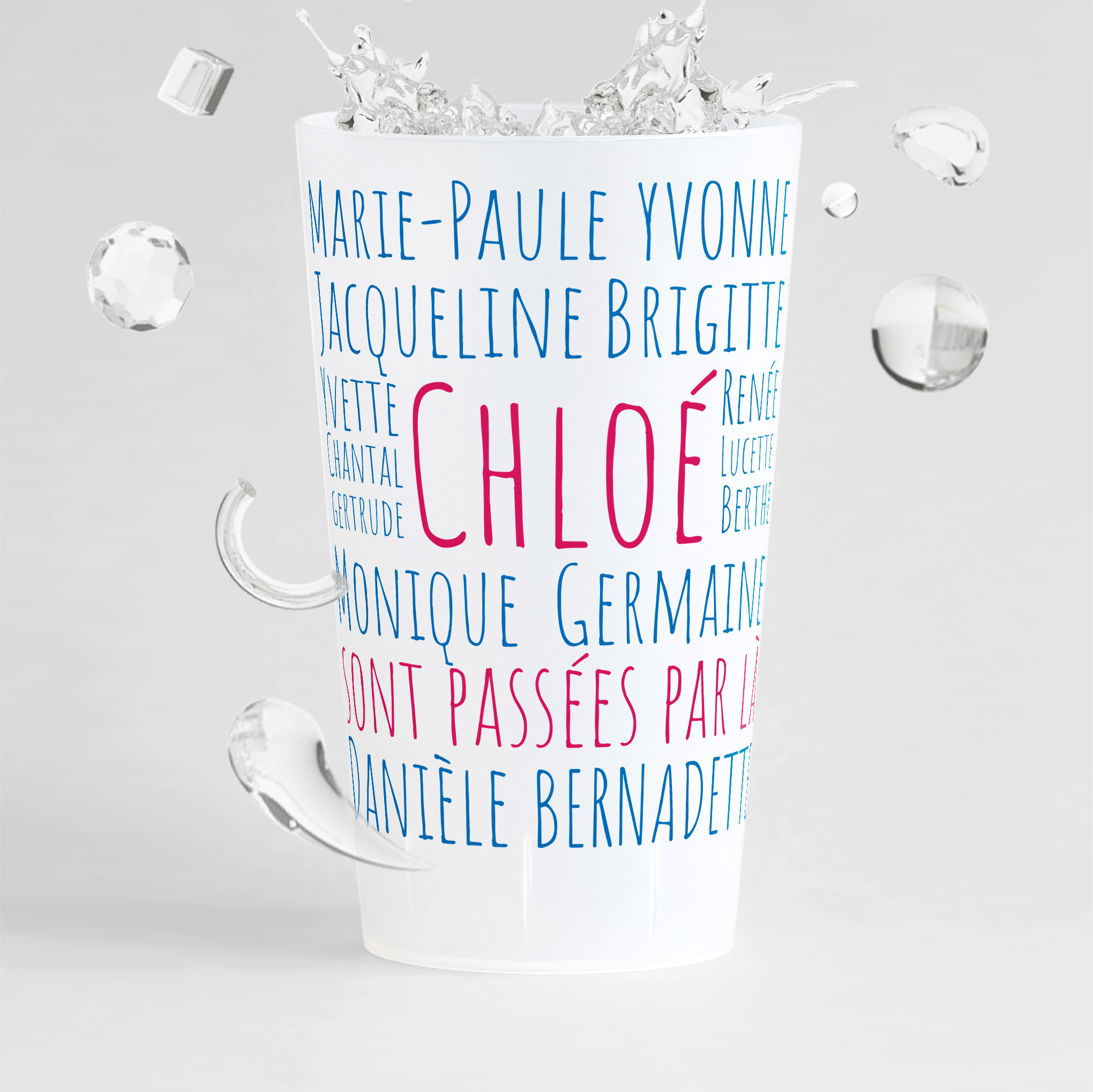 Tasse givrée Anniversaire ·18 ans· Personnalisé avec Prénom