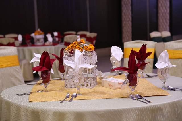 table de mariage oriental