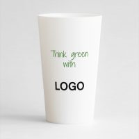 Ecocup Eco Friendly blanc dos