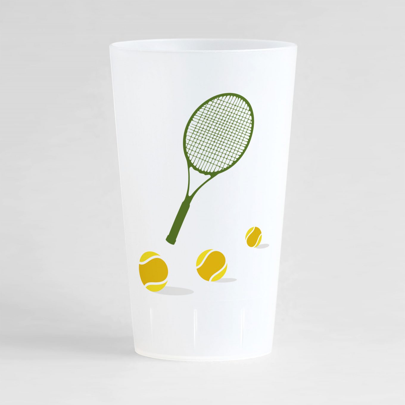 ecocup personnalisé tennis balle de match dos givré