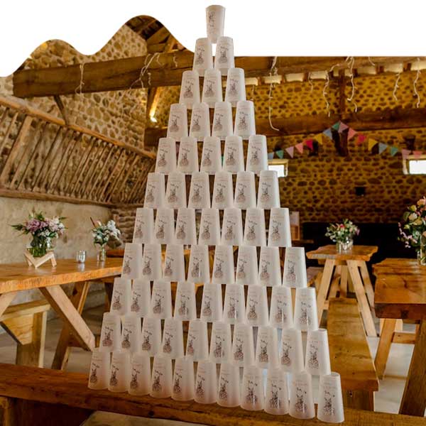 pyramide de gobelets Ecocup