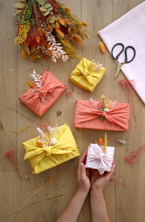 Emballage cadeau furoshiki ©Pinterest