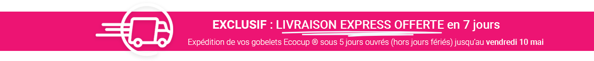 ecocup livraison offerte