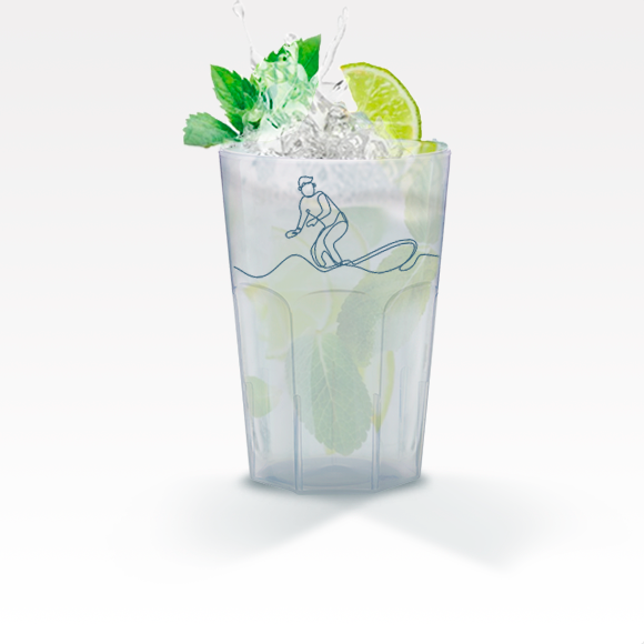 verre à cocktail, mojitos Ecocup