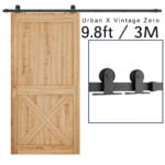 Zero type sliding barn door roller kit