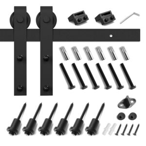 L type sliding barn door roller kit