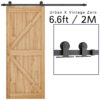 Zero type sliding barn door roller kit