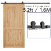 Zero type sliding barn door roller kit