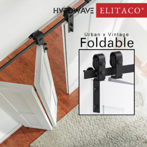 Urban x Vintage Foldable Roller Rail Kit | Barn door