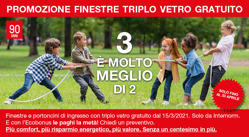 Finestre di qualità più convenienti grazie alla nuova promozione