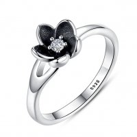 ring finger | Sterling Silver Flower Ring online shopping in Pakistan