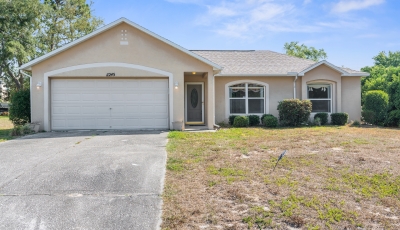 11245 Leland St  Spring Hill, FL 34609 – 3 Beds / 2 Bath – $289,000