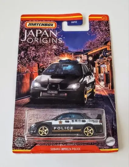 Matchbox 2022 Japan Origins 5 of 12 Subaru Impreza Police Black JTC Collectibles