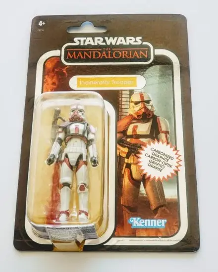 Star Wars Vintage Collection The Mandalorian Incinerator Trooper Carbonized F2716 (Walmart Only)