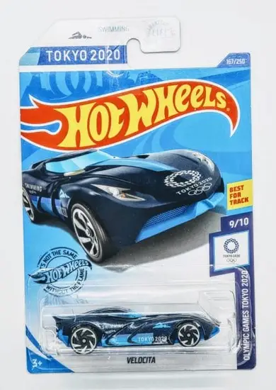 hot Wheels 2020 Olympic Games Tokyo 2020 Series Velocita Blue GHC99